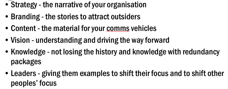 Strategy slide